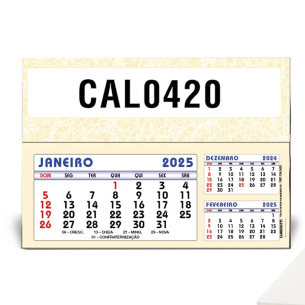 Calendário De Mesa